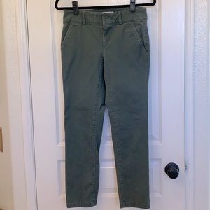 LOFT Olive Skinny Chinos